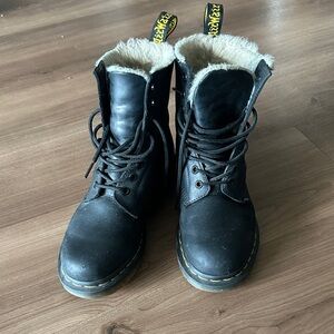 Dr. Martens Black Combat Boots